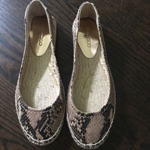 Jimmy Choo Snake Skin flat